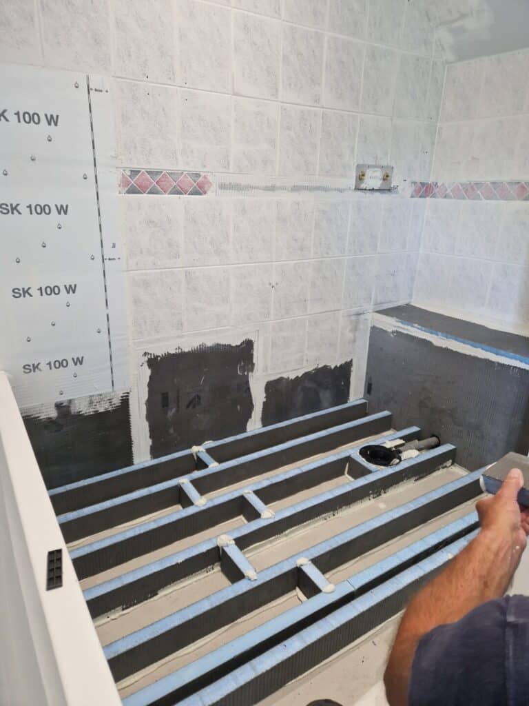 Rénovation de salle de bain technique Wedi Quimperlé (10)