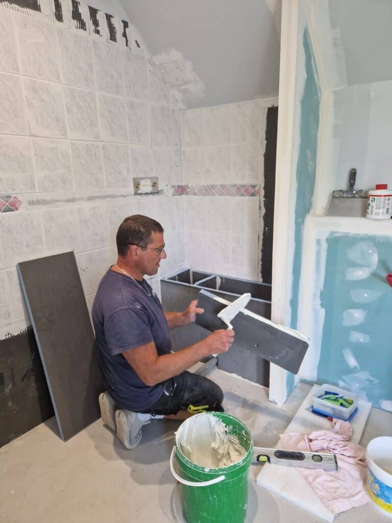 Rénovation de salle de bain technique Wedi Quimperlé (3)
