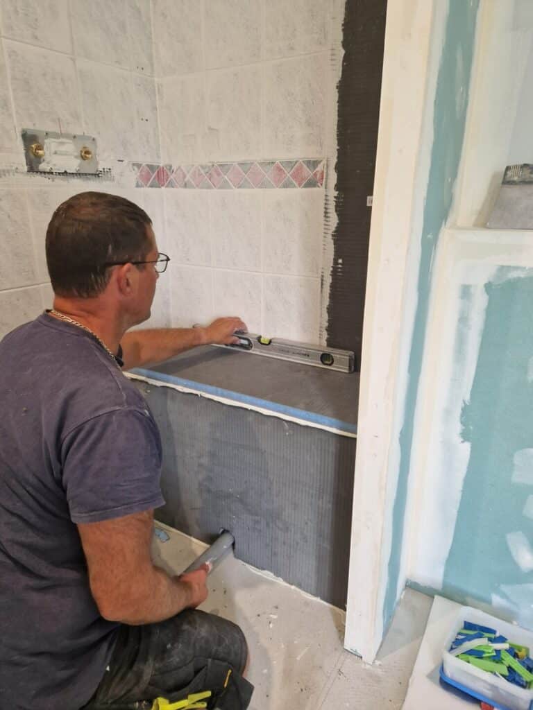 Rénovation de salle de bain technique Wedi Quimperlé (6)