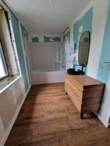 Renovation salle de bain Bannalec avant apres 2 - Quimperlé Moëlan-sur-mer